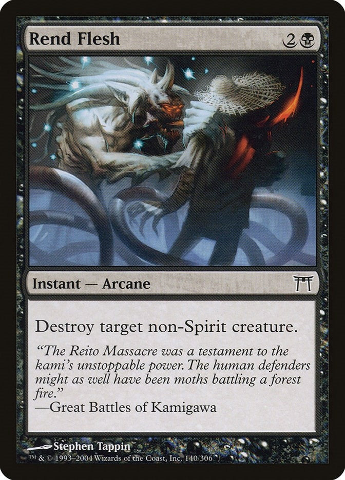 Image for Rend Flesh (140) (Champions of Kamigawa) (CHK) - Magic: The Gathering