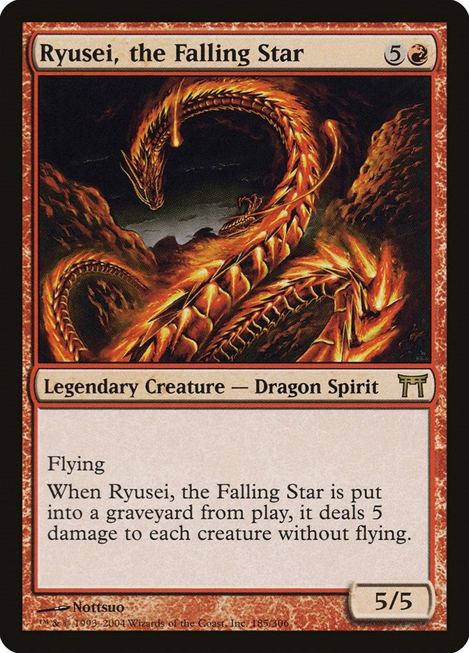 Image for Ryusei, the Falling Star (185) (Champions of Kamigawa) (CHK) - Magic: The Gathering