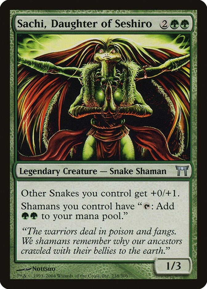 Image for Sachi, Daughter of Seshiro (238) (Champions of Kamigawa) (CHK) - Magic: The Gathering