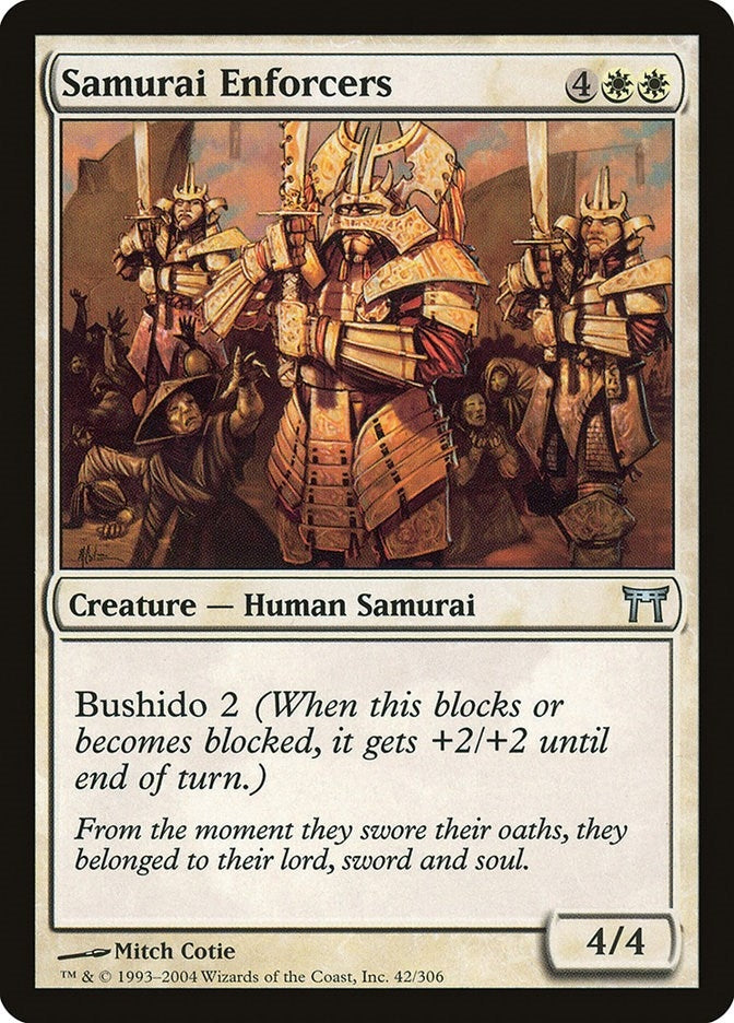 Image for Samurai Enforcers (42) (Champions of Kamigawa) (CHK) - Magic: The Gathering