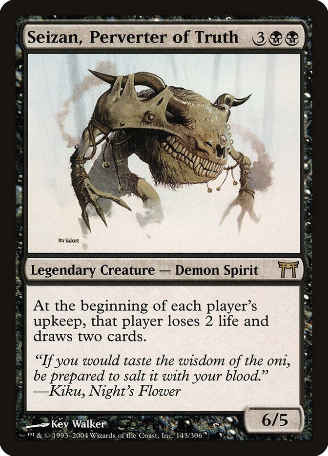 Image for Seizan, Perverter of Truth (143) (Champions of Kamigawa) (CHK) - Magic: The Gathering