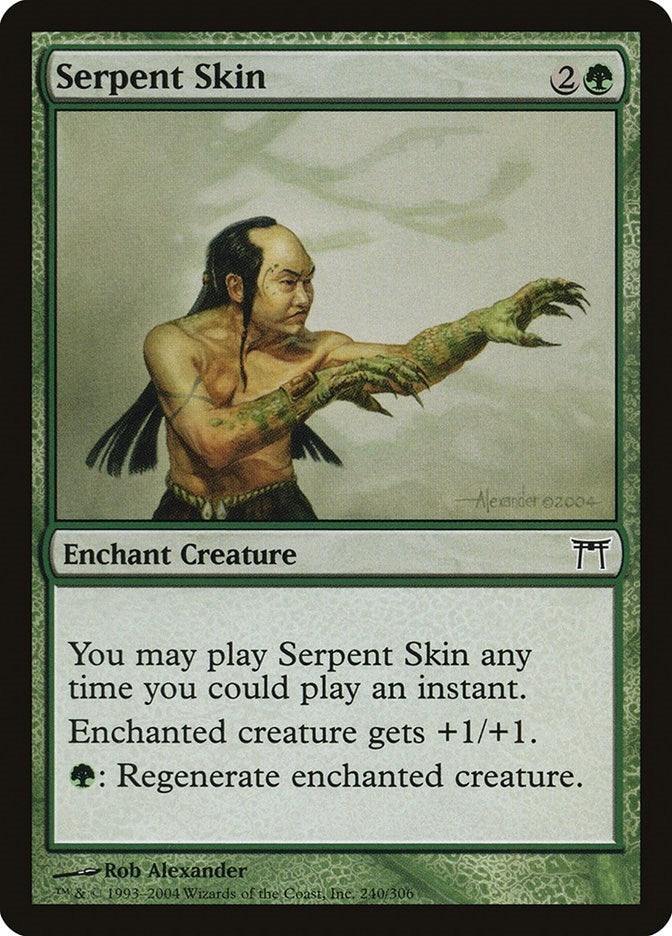 Image for Serpent Skin (240) (Champions of Kamigawa) (CHK) - Magic: The Gathering