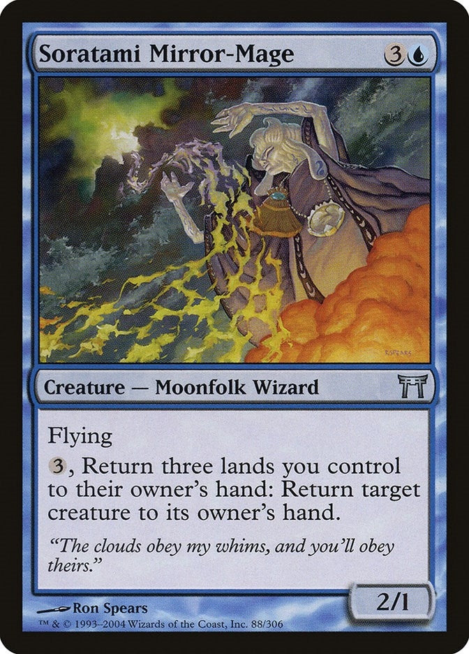 Image for Soratami Mirror-Mage (88) (Champions of Kamigawa) (CHK) - Magic: The Gathering