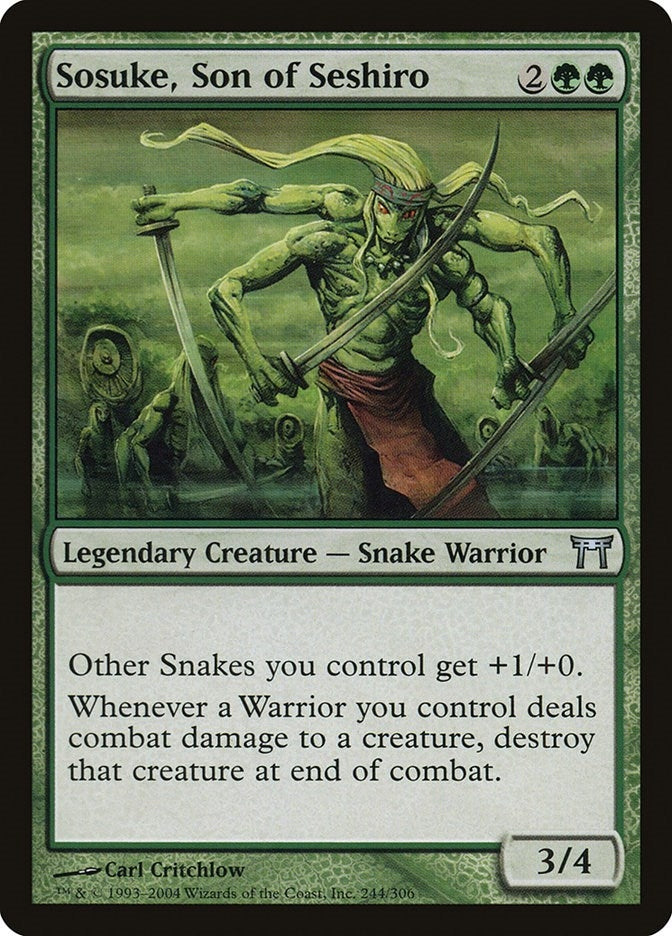 Image for Sosuke, Son of Seshiro (244) (Champions of Kamigawa) (CHK) - Magic: The Gathering