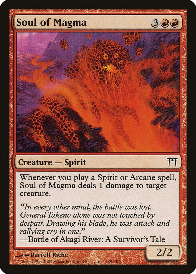 Image for Soul of Magma (189) (Champions of Kamigawa) (CHK) - Magic: The Gathering