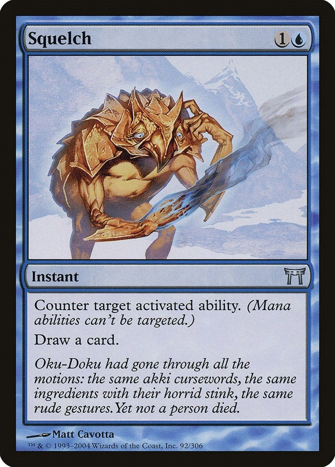 Image for Squelch (92) (Champions of Kamigawa) (CHK) - Magic: The Gathering