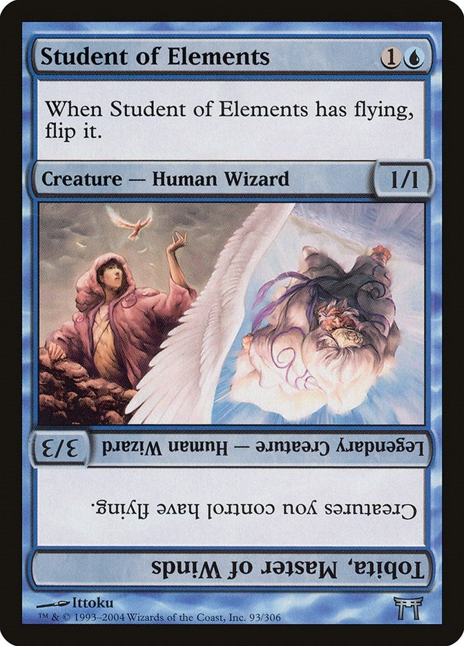 Image for Student of Elements // Tobita, Master of Winds (93) (Champions of Kamigawa) (CHK) - Magic: The Gathering