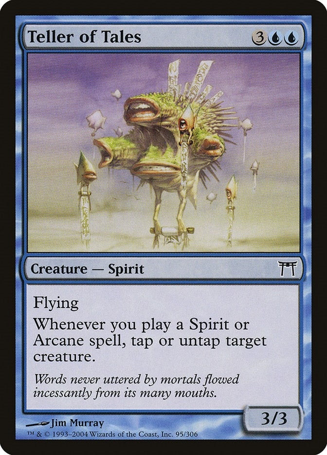 Image for Teller of Tales (95) (Champions of Kamigawa) (CHK) - Magic: The Gathering