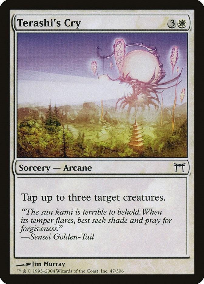 Image for Terashi's Cry (47) (Champions of Kamigawa) (CHK) - Magic: The Gathering