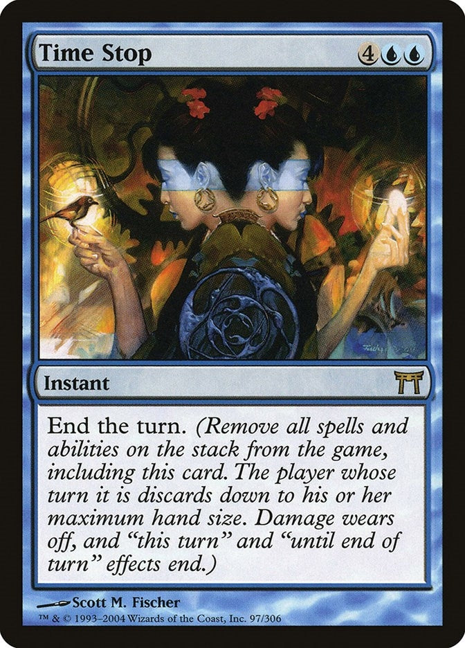 Image for Time Stop (97) (Champions of Kamigawa) (CHK) - Magic: The Gathering