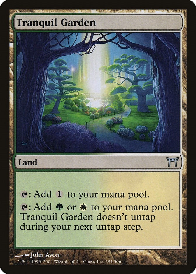 Image for Tranquil Garden (284) (Champions of Kamigawa) (CHK) - Magic: The Gathering