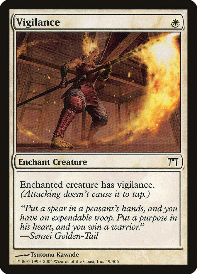 Image for Vigilance (49) (Champions of Kamigawa) (CHK) - Magic: The Gathering