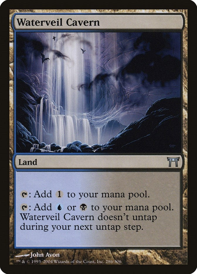 Image for Waterveil Cavern (286) (Champions of Kamigawa) (CHK) - Magic: The Gathering