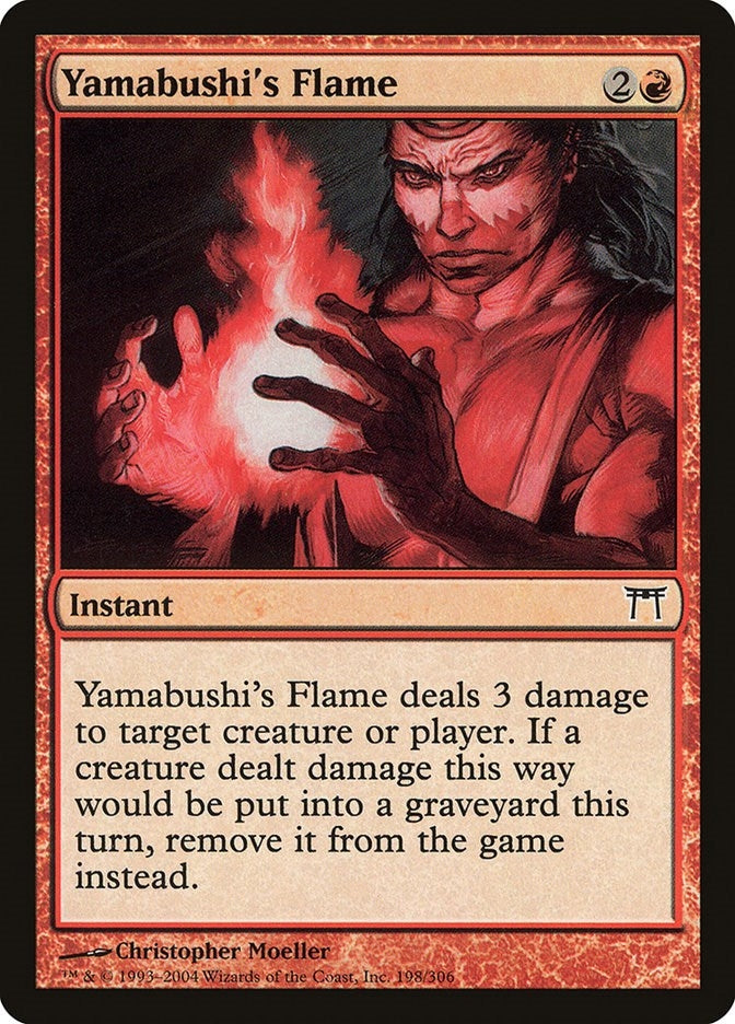Image for Yamabushi's Flame (198) (Champions of Kamigawa) (CHK) - Magic: The Gathering