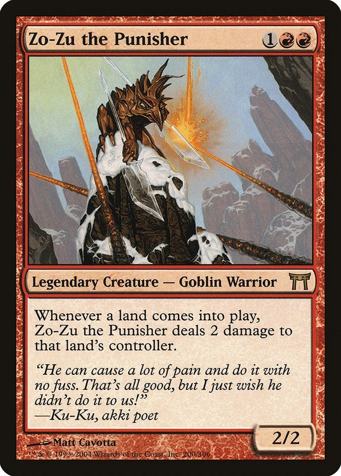 Image for Zo-Zu the Punisher (200) (Champions of Kamigawa) (CHK) - Magic: The Gathering