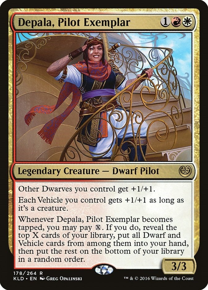 Image for Depala, Pilot Exemplar (178) (Kaladesh) - Magic: The Gathering
