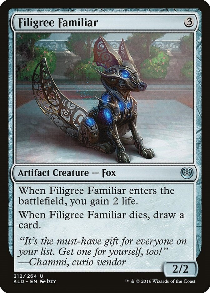 Image for Filigree Familiar (212) (Kaladesh) - Magic: The Gathering