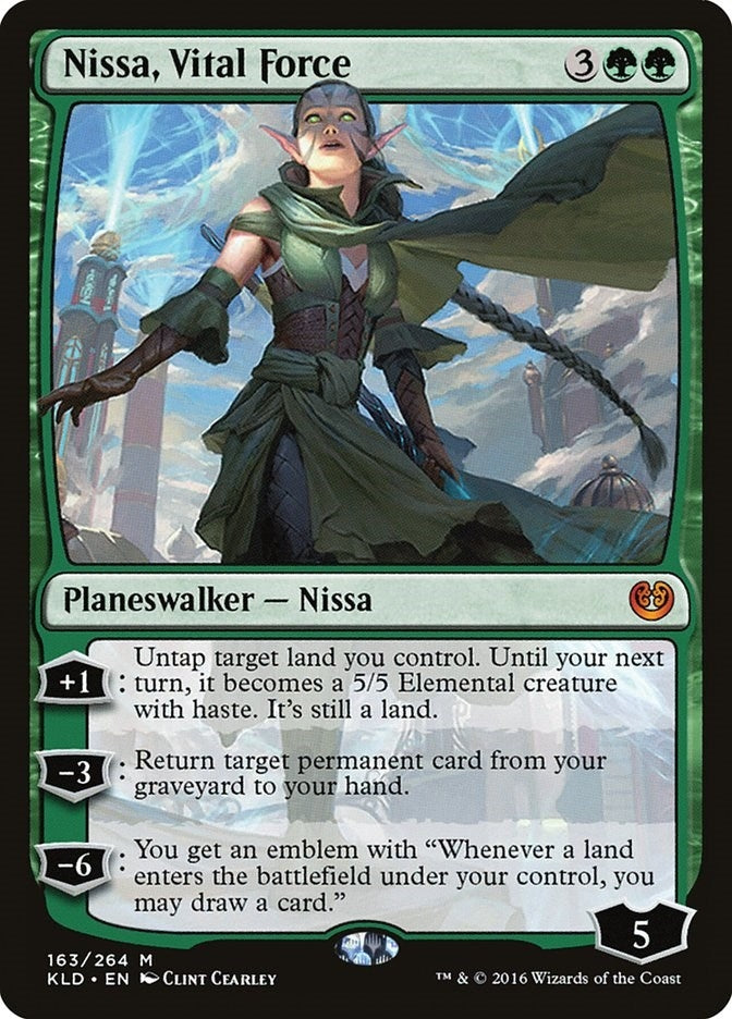Image for Nissa, Vital Force (163) (Kaladesh) - Magic: The Gathering