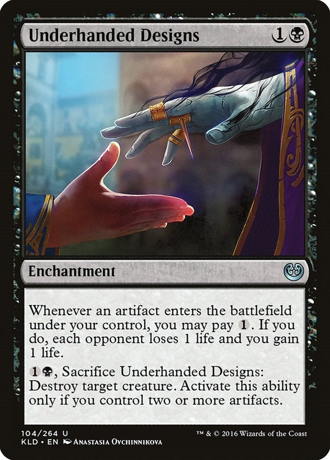 Image for Underhanded Designs (104) (Kaladesh) - Magic: The Gathering
