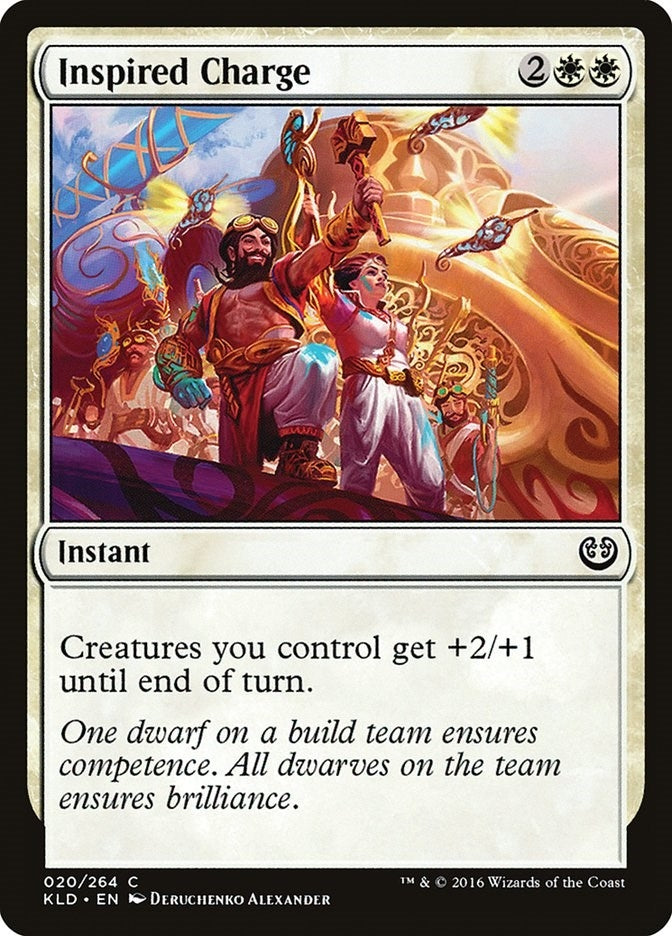 Image for Inspired Charge (20) (Kaladesh) - Magic: The Gathering