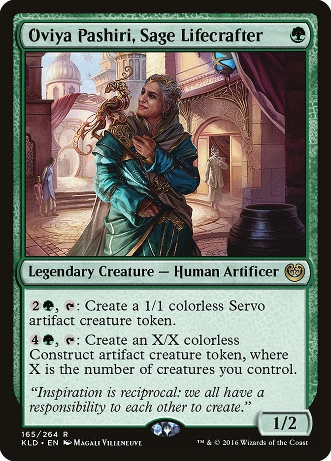Image for Oviya Pashiri, Sage Lifecrafter (165) (Kaladesh) - Magic: The Gathering