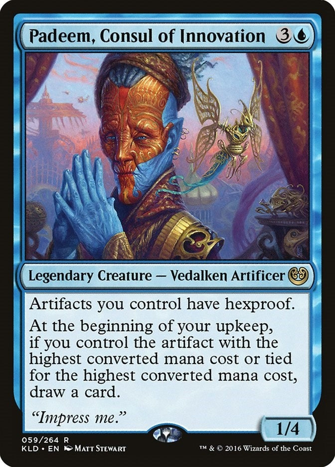 Image for Padeem, Consul of Innovation (59) (Kaladesh) - Magic: The Gathering
