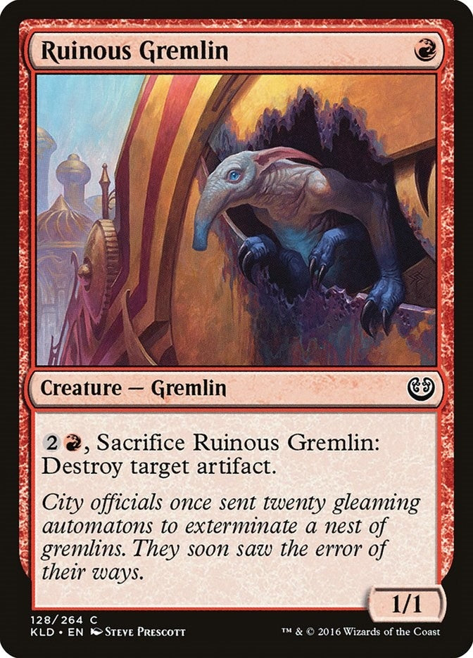 Image for Ruinous Gremlin (128) (Kaladesh) - Magic: The Gathering