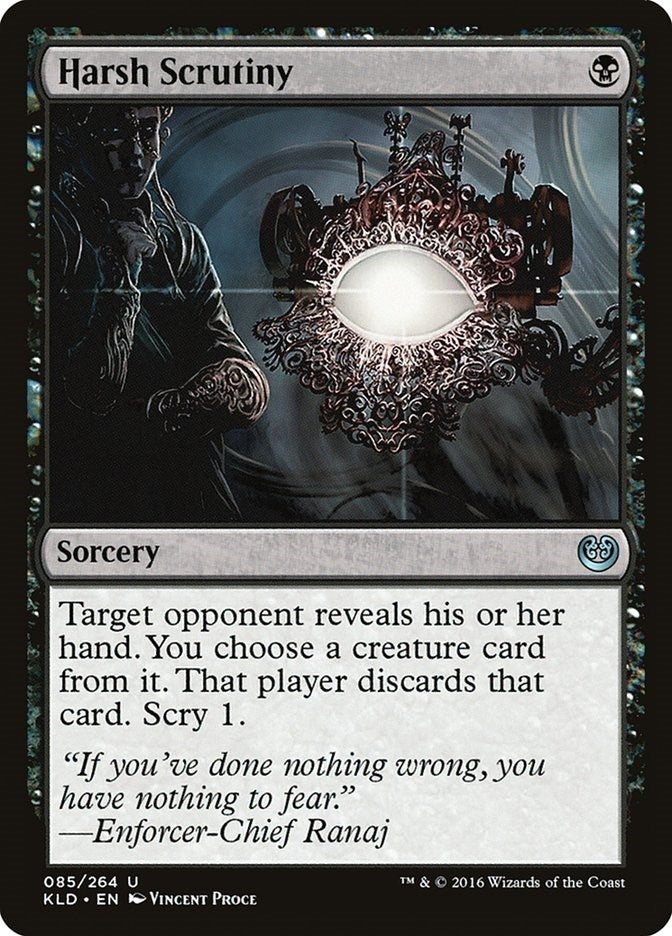 Image for Harsh Scrutiny (85) (Kaladesh) - Magic: The Gathering