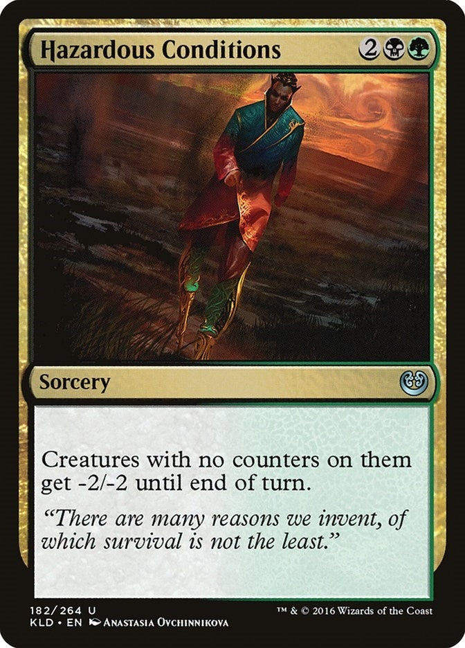 Image for Hazardous Conditions (182) (Kaladesh) - Magic: The Gathering