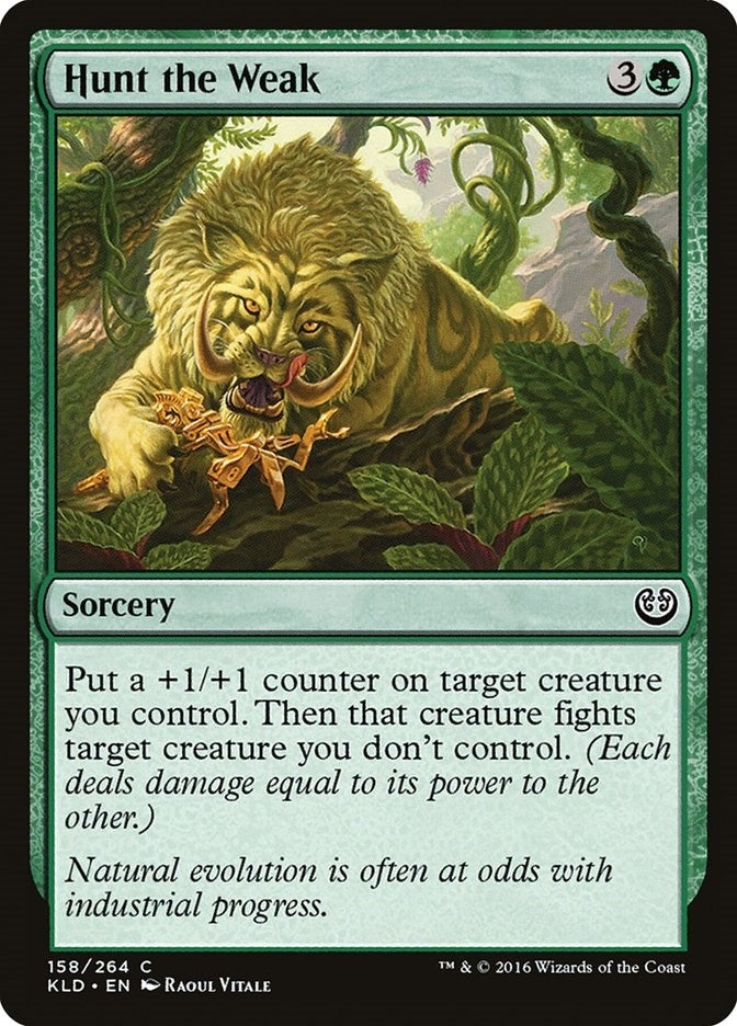 Image for Hunt the Weak (158) (Kaladesh) - Magic: The Gathering