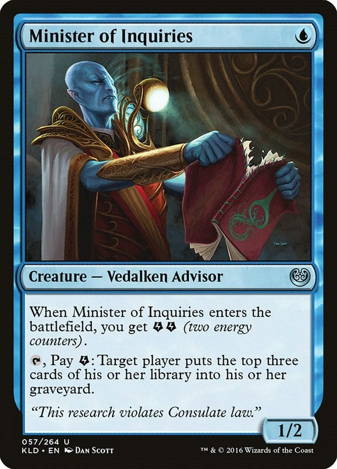 Image for Minister of Inquiries (57) (Kaladesh) - Magic: The Gathering