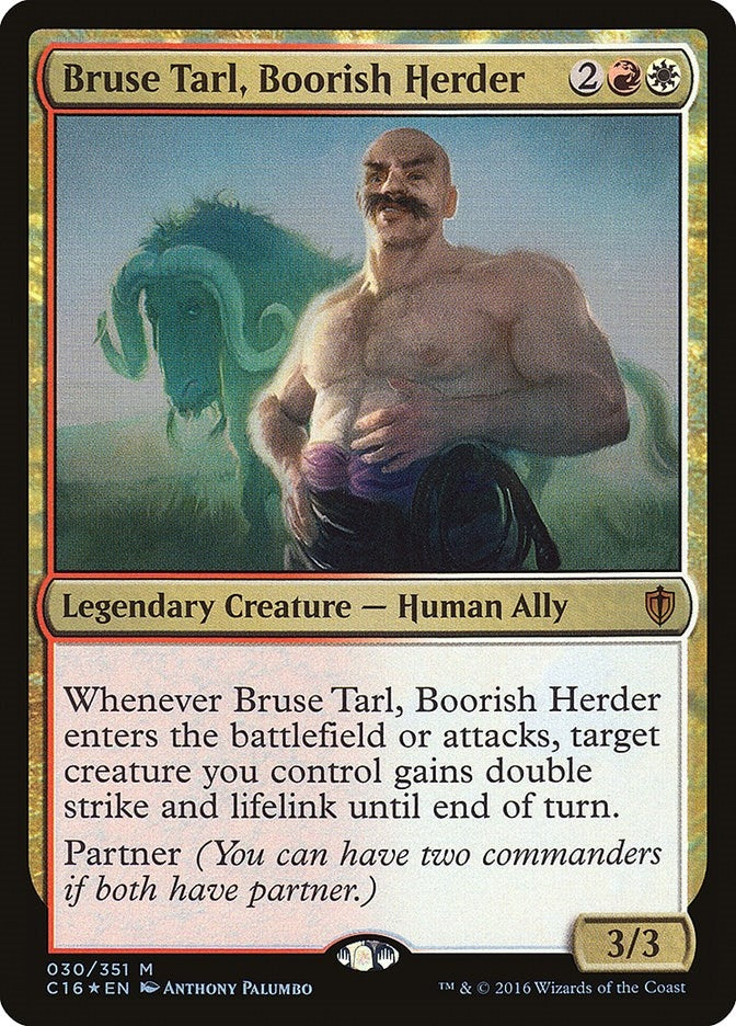 Image for Bruse Tarl, Boorish Herder (30) (Commander 2016) - Magic: The Gathering