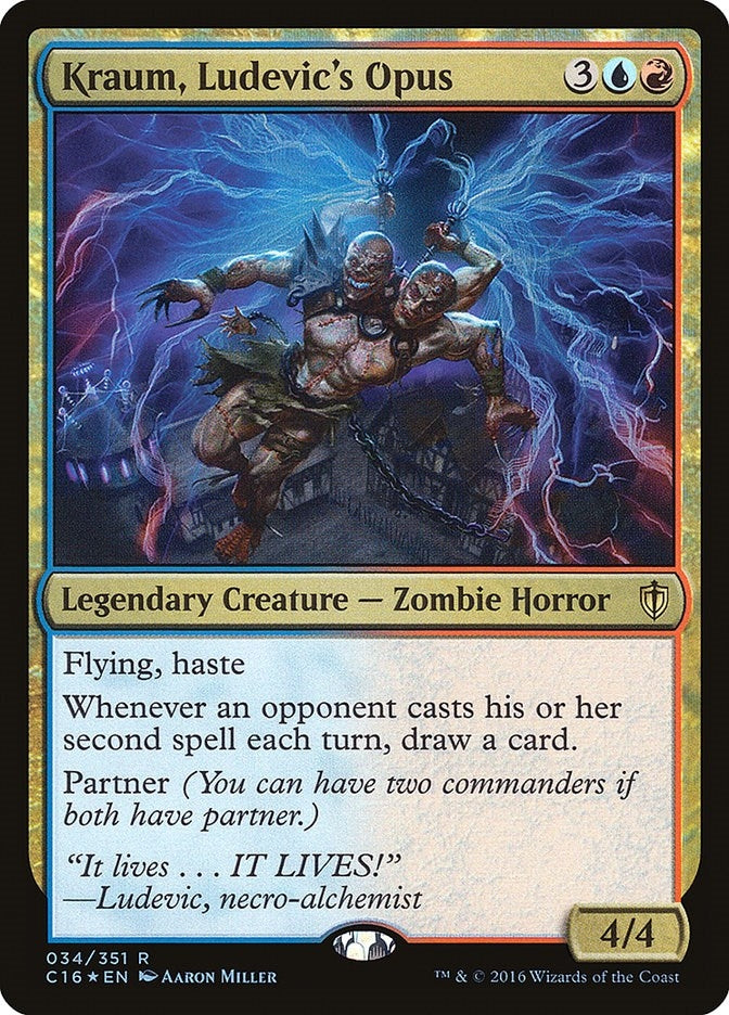 Image for Kraum, Ludevic's Opus (34) (Commander 2016) - Magic: The Gathering