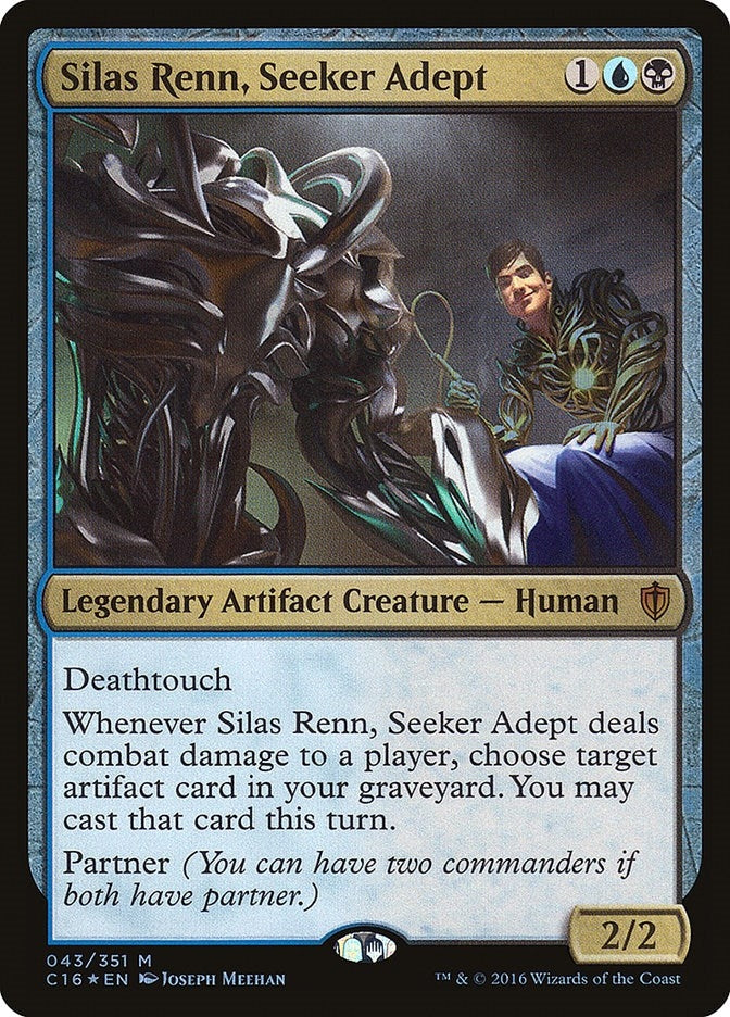 Image for Silas Renn, Seeker Adept (43) (Commander 2016) - Magic: The Gathering