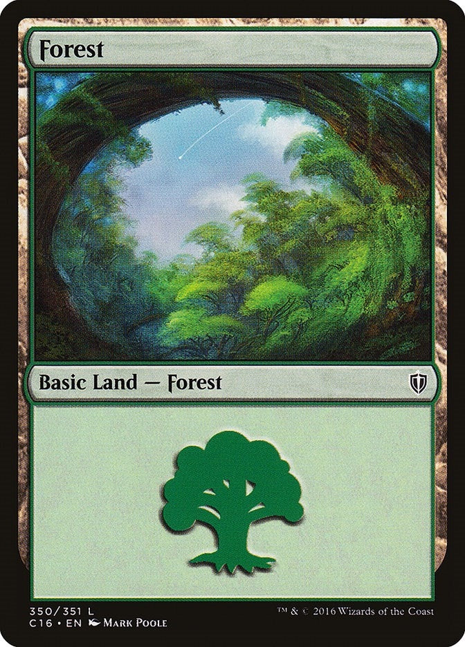 Image for Forest (350) (350) (Commander 2016) - Magic: The Gathering