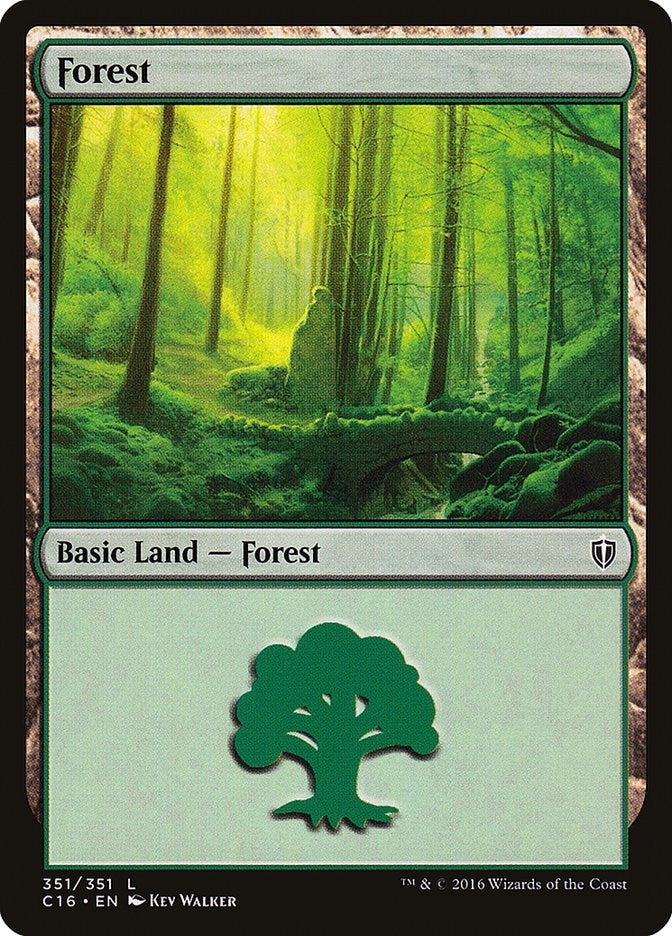 Image for Forest (351) (351) (Commander 2016) - Magic: The Gathering