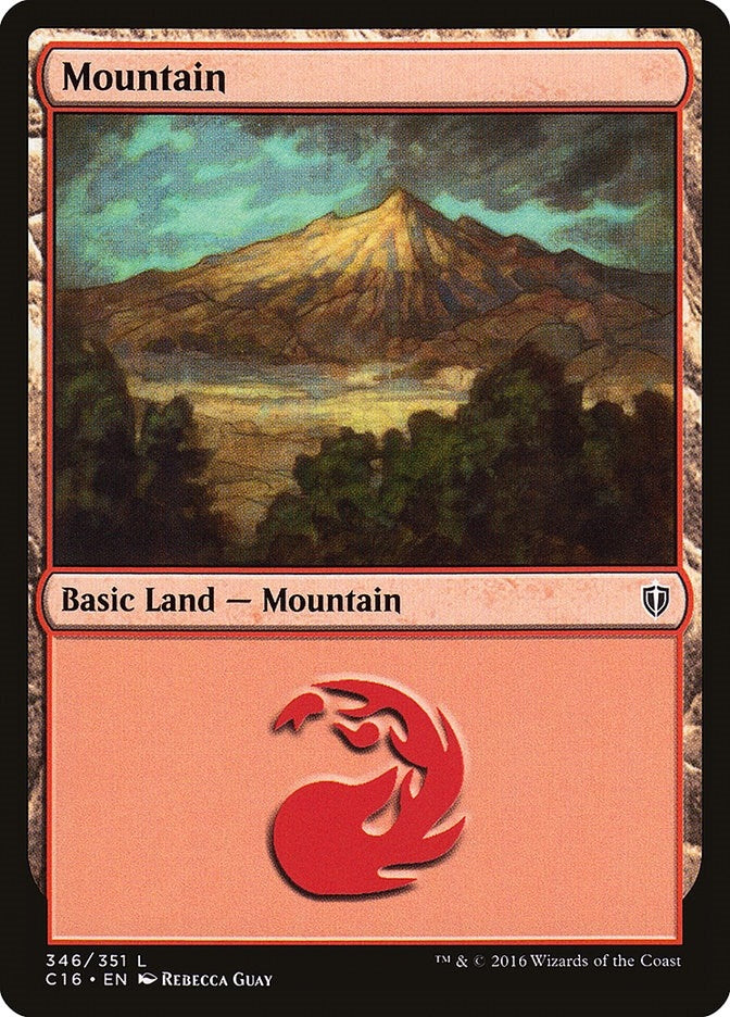 Image for Mountain (346) (346) (Commander 2016) - Magic: The Gathering
