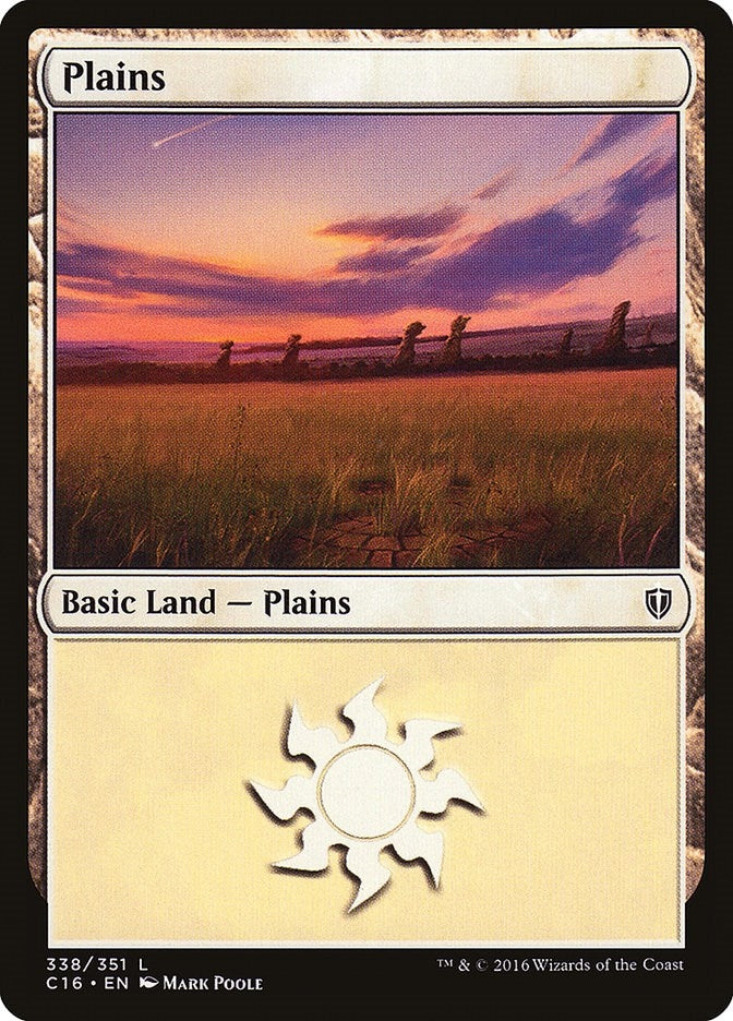 Image for Plains (338) (338) (Commander 2016) - Magic: The Gathering