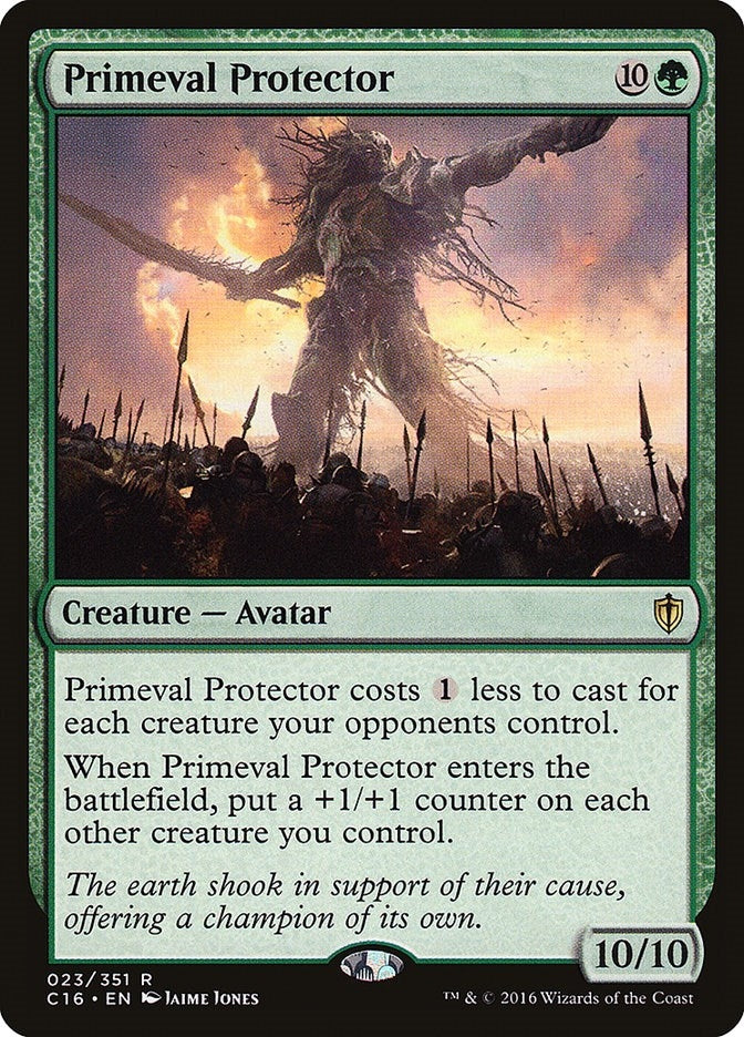 Image for Primeval Protector (23) (Commander 2016) - Magic: The Gathering