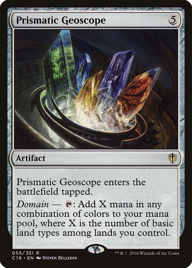 Image for Prismatic Geoscope (55) (Commander 2016) - Magic: The Gathering