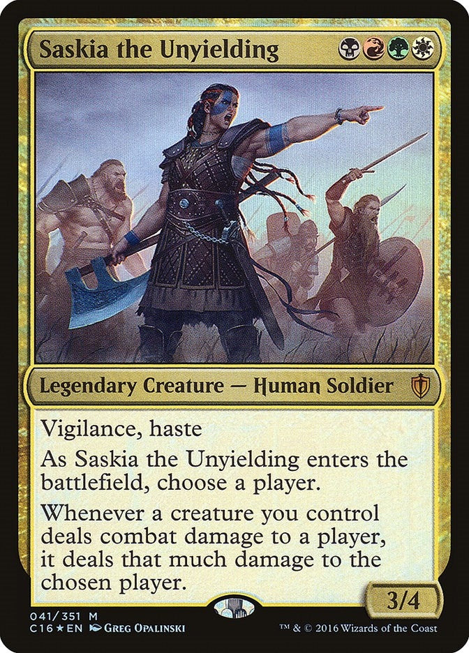 Image for Saskia the Unyielding (41) (Commander 2016) - Magic: The Gathering
