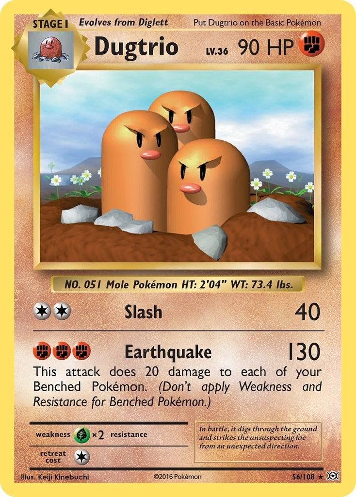 Dugtrio (56/108) (XY - Evolutions)