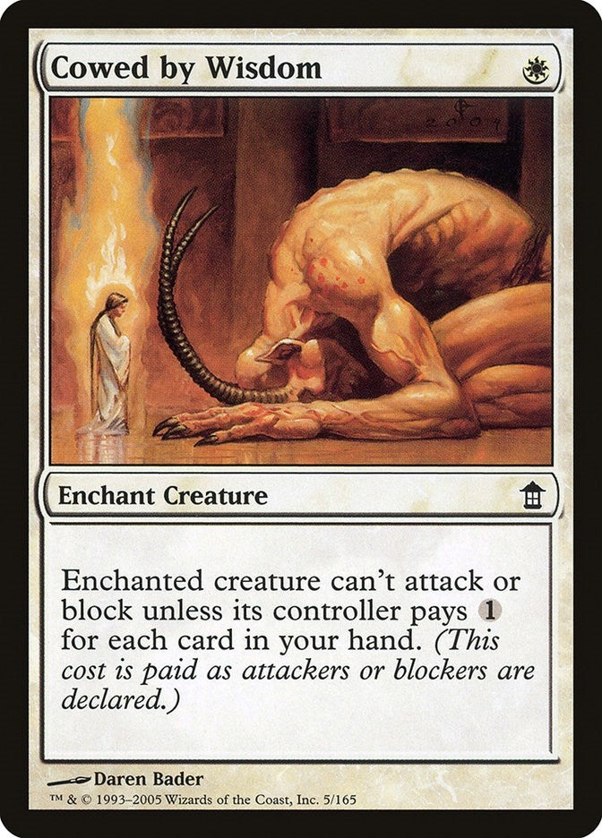 Image for Cowed by Wisdom (5) (Saviors of Kamigawa) (SOK) - Magic: The Gathering
