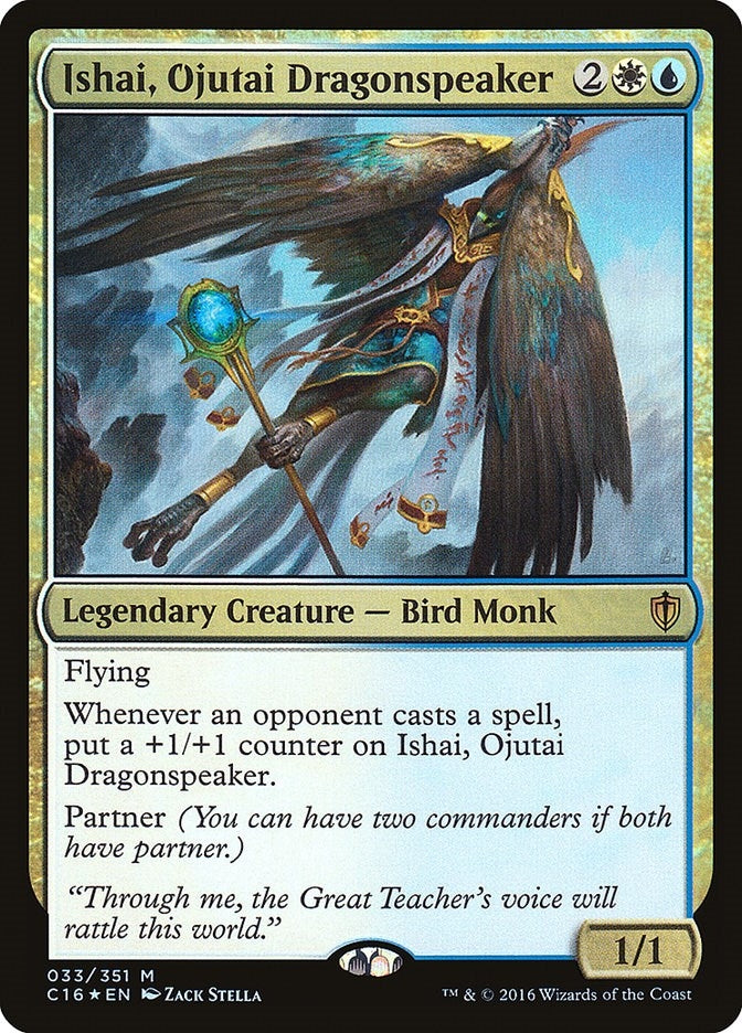 Image for Ishai, Ojutai Dragonspeaker (33) (Commander 2016) - Magic: The Gathering