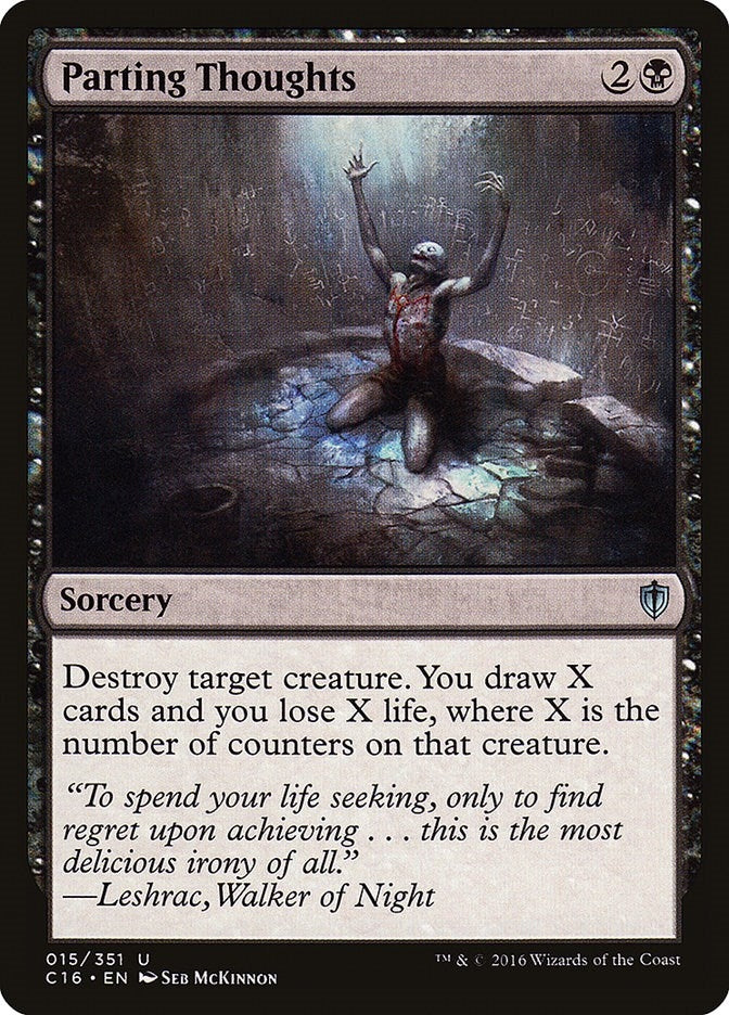 Image for Parting Thoughts (15) (Commander 2016) - Magic: The Gathering