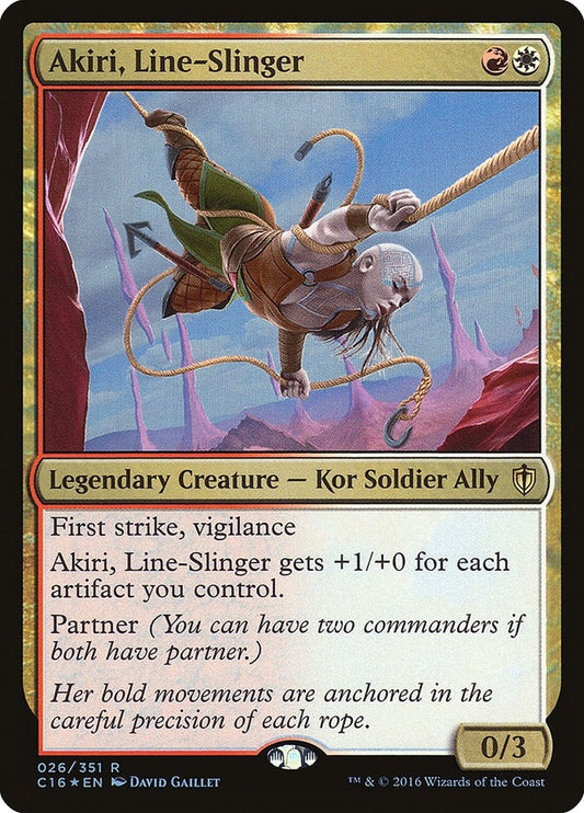 Image for Akiri, Line-Slinger (26) (Commander 2016) - Magic: The Gathering