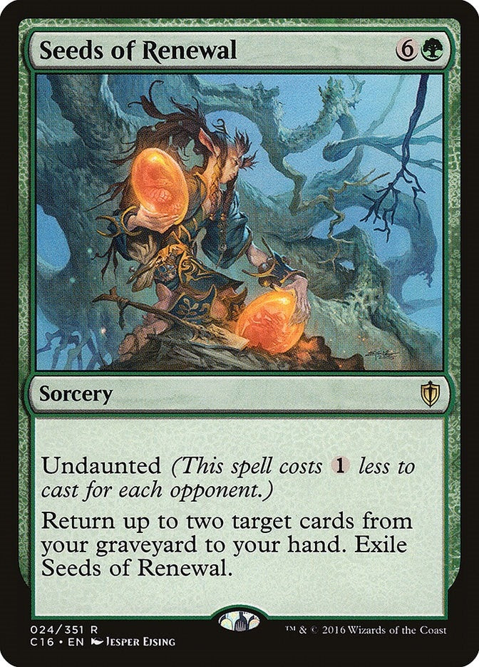 Image for Seeds of Renewal (24) (Commander 2016) - Magic: The Gathering
