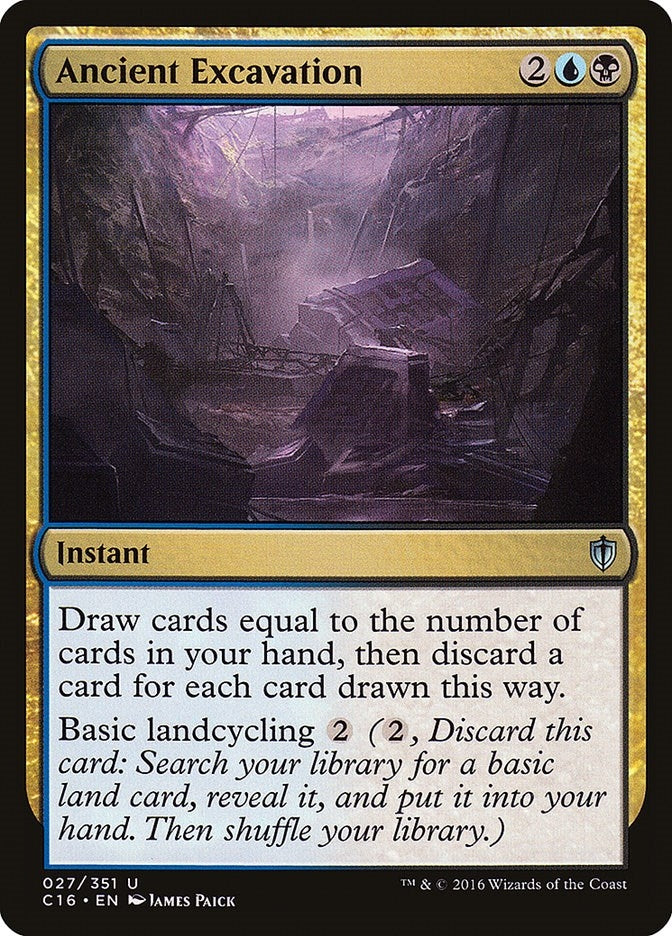 Image for Ancient Excavation (27) (Commander 2016) - Magic: The Gathering