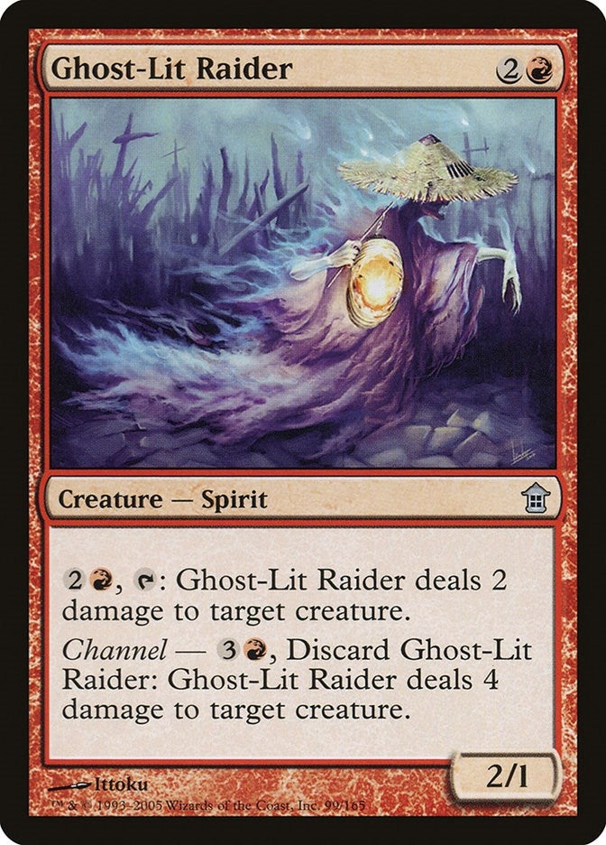 Image for Ghost-Lit Raider (99) (Saviors of Kamigawa) (SOK) - Magic: The Gathering