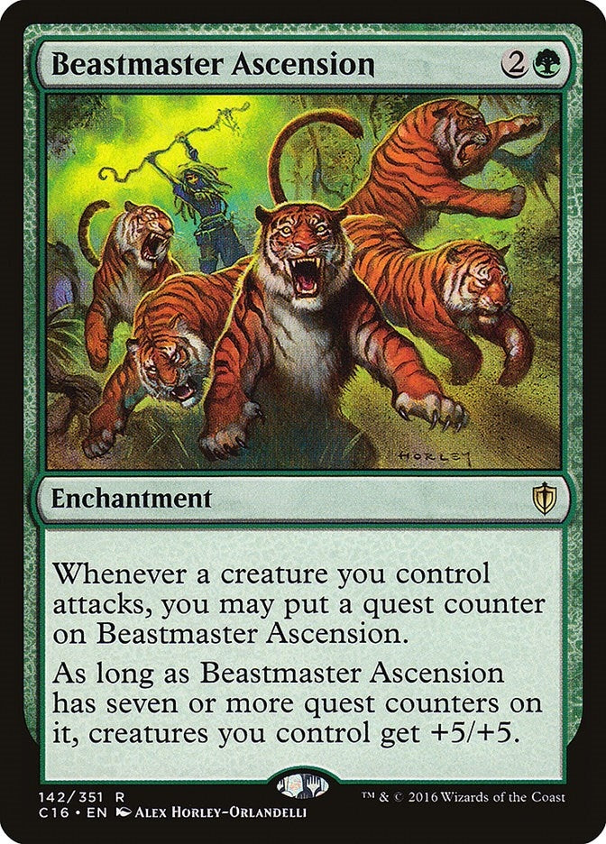 Image for Beastmaster Ascension (142) (Commander 2016) - Magic: The Gathering